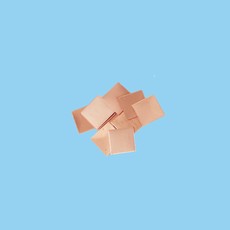 【F35-8107-01】銅片(100枚)10×10×0.5mm