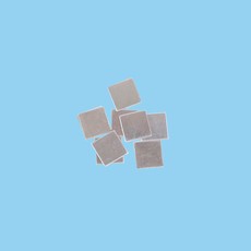 【F35-8107-03】アルミニウム片(100枚)10×10×0.5mm