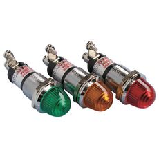 【DO8-B6M-AC200V-R/R】ランプ交換型超高輝度LED表示灯(AC200V接続) 赤 φ16
