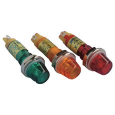 【DUL7HIPDC24VOO】【在庫処分セール】防水・防滴(IP65)超高輝度LED表示灯DUL-7H-IP 橙φ7