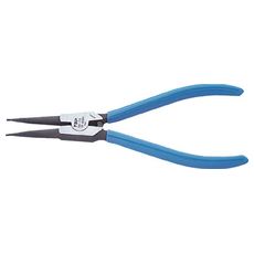 【SS125F】スナップリングプライヤ 軸用直爪 125mm使用範囲3〜9mm
