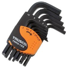 【TRRS12S】六角棒レンチセット ショートタイプ 12本組