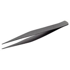 【TSP42】ステンレス製ピンセット フッ素コートタイプ 125mm 直爪
