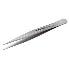 【TSP72】高精度ステンレス製ピンセット 120mm 非磁性 先細型