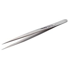 【TSP76】高精度ステンレス製ピンセット 140mm 非磁性 長極細型
