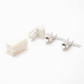 【ZL3963-2PS】ナイロンコネクタ4mm(3.96mm)ピッチ ストレート 2ピン(セット)