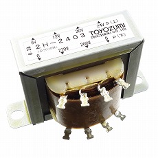 【2H-2403】トランス 単相：複巻 1次：200V系 2次：24V系 0.3A