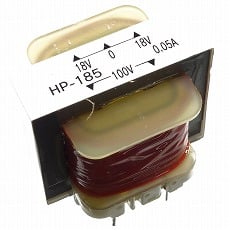 【HP-185】トランス 単相：複巻 1次：100V 2次：18V 50mA センタータップ