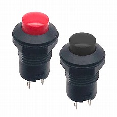 【MS-358-1】押しボタンスイッチ OFF-ON 黒