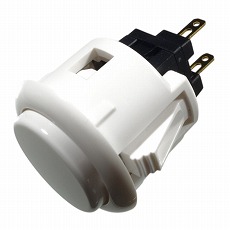 【OBSF-24-W】押しボタンスイッチ 24mm 白