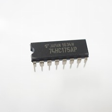 【TC74HC175AP(F)】4回路 Dフリップフロップ(クリア付)CMOS DIP16