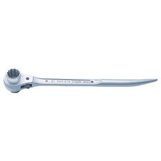 【RM19X21NS】シノ曲がりラチェットレンチ 19X21mm