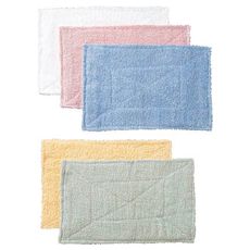 【C292000XMBW】(雑巾)カラー雑巾 白