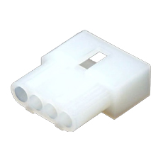 【03062042】3.68mmピッチ 電線対電線用 プラグ 極数4(10個入)【耳無し】