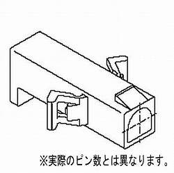 【3191-01P1*10】6.7mmピッチ 電線対電線用 プラグ 極数1(10個入)
