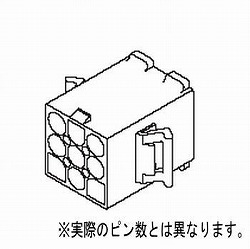 【39036062】6.7mmピッチ 電線対電線用 プラグ 極数6(10個入)