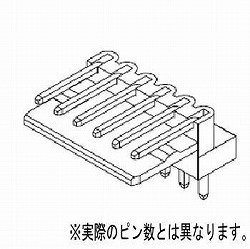 【22051052】2.5mmピッチ電線対基板用ウエハーライトアングルタイプ極数5(10個入)