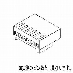 【22011022】2.5mmピッチ電線対基板用ハウジング極数2(10個入)