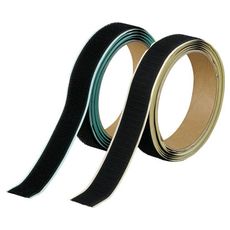 【TPD25MTSBK】マジックテープ 弱粘着 幅25mmX長さ1m 黒