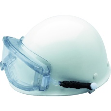 【X9301SPG】ゴーグル型 保護メガネ ヘルメット取付式
