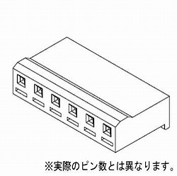 【10013026】5.08mmピッチ電線対基板用ハウジング極数2(10個入)