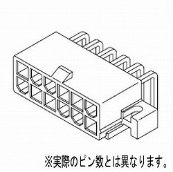 【39291248】4.2mmピッチニューミニフィットヘッダーライトアングルタイプ極数24(10個入)