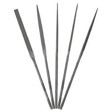【KA00556T】精密ヤスリ 5本組 角