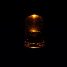 【HLMP-EL35】LED(5mm・黄・2.2V・20mA)