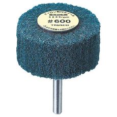 【UFN525-600】ナイロン軸付ホイール 外径50X厚25X軸6 5個入 600♯