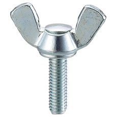 【B390625】蝶ボルト ユニクロム サイズM6X25 16個入