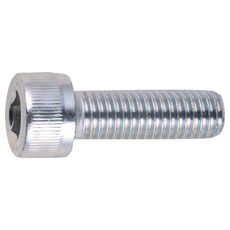 【B7301015】六角穴付ボルト三価 白 全ネジ サイズM10X15 7本入