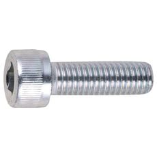 【B7301030】六角穴付ボルト三価 白 全ネジ サイズM10X30 6本入