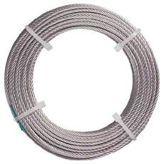 【CWC15S20】ステンレスワイヤーロープ ナイロン被覆 φ1.5(2.0)X20m