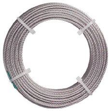 【CWC2S20】ステンレスワイヤーロープ ナイロン被覆 φ2.0(2.5)X20m
