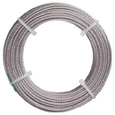 【CWC2S5】ステンレスワイヤーロープ ナイロン被覆 φ2.0(2.5)X5m