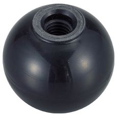 【TPB328BK】樹脂製握り玉 金具なし黒 32XM8mm