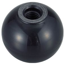 【TPB4012BK】樹脂製握り玉 金具なし黒 40XM12mm