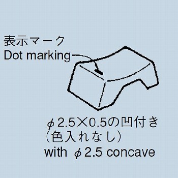 【140000480650】小形ロッカースイッチボタン 黒(表示マーク赤)