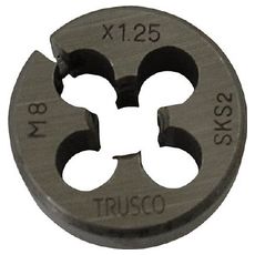 【T25D10X1.5】丸ダイス 25径 M10×1.5 (SKS)