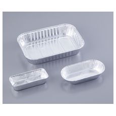 【1-3183-12】アルミトレー 角型 S-2 100入