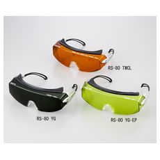 【1-3805-07】レーザー保護メガネRS-80 YG