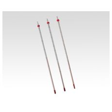 【1-610-12】赤液棒状温度計-5～+105℃