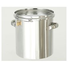 【1-7504-04】南京錠付密閉式タンク CTLK-33