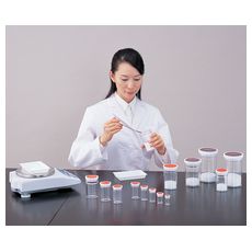 【1-9730-08】スチロール棒瓶 茶 S-200