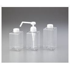 【2-3407-01】PET容器 正方型 400ml
