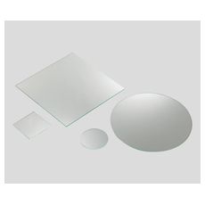 【2-9786-02】ガラス板 φ100-10 石英