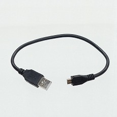 【EM-UC2AMMCM03-BK】microUSBケーブル 0.22m