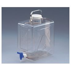 【5-058-01】ナルゲン透明活栓付角型瓶 2322 9L