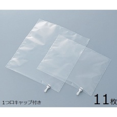 【9-833-11】サンプリング バッグ 1口キャップ 1L11枚