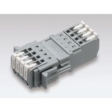 【SL-4000-AS-12PGY】2ピース型スクリューレス端子台(プラグ/レセプタクル組)3.81mmピッチ 5A 300V 12極